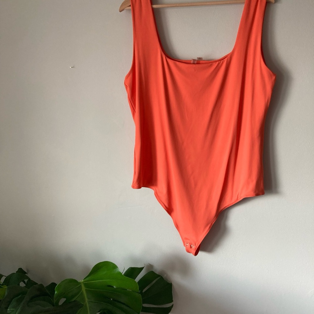 Women's Orange Bodysuit